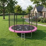 Magic Moow Pink trambolina 244cm sa zaštitnom mrežom i merdevinama ( QD244-PNK ) | Eponuda.com