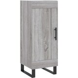 vidaXL Visoka komoda siva sonome 34 5x34x180 cm od konstruiranog drva | shoptok.hr