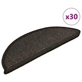 vidaXL Samolepilne preproge za stopnice sisal 30kos 56x17x3cm antracit | Shoptok.si