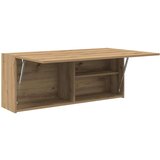 vidaXL Kopalniška stenska omarica artisan hrast 100x25x40 cm inž. les | Shoptok.si