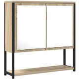 vidaXL Opečnjak za kopalnico iz sonomskega hrasta 60x16x60 cm, iz inženirskega lesa, (22040486) | Shoptok.si