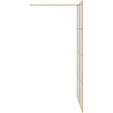  Zid za walk-in tuš Zlatno 115 x 195 cm Staklo otporno na udarce | shoptok.hr