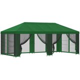 vidaXL Paviljon s bočnim stranama 6 x 3 m Zelena Poliester i čelik 190 | shoptok.hr