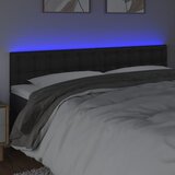  LED uzglavlje crno 160 x 5 x 78/88 cm od umjetne kože | Eponuda.ba
