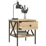  Noćni ormarići 2 kom boja hrasta 40x42x45 cm konstruirano drvo | shoptok.hr