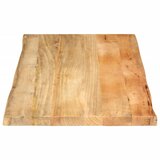 Stolna ploča 120x60x3,8cm od masivnog drva manga sa živim rubom | shoptok.hr