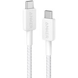 Anker USB-C na USB-C pleten kabel, 0,9 m, bel Slike