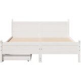 vidaXL Okvir kreveta bez madraca bijeli 140x200 cm od masivne borovine | shoptok.hr