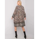 Och Bella Dress-TW-SK-BI-5S0118B.25-khaki | shoptok.hr