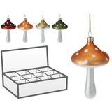 Dekoracija ZA BOR GLJIVA 6*11CM STAKLO SORTO | Eponuda.ba