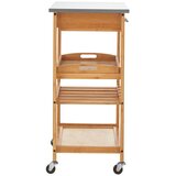 Premier Housewares Od bambusa kolica za posluživanje na kotačima 41x58 cm Harlow – | shoptok.hr