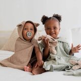 Bibs Kangarooo Hoodie Towel ručnik s kapuljačom Vanila 65 x 65 mc 1 kom | shoptok.hr