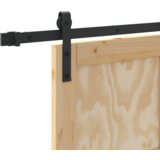 vidaXL Klizna vrata s hardverom 86 x 198.5 cm od čvrstog drva borovine | shoptok.hr