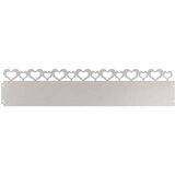 vidaXL Rubnjaci za travnjak 10 pcs Srebrno 103 x 0,05 x 22 cm | shoptok.hr
