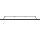  Skrovita tenda Crvena i bijela pruga 450x300 cm | shoptok.hr