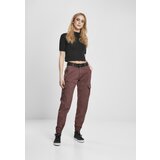 Urban Classics Ladies High Waist Cargo Pants Cherry Cijene