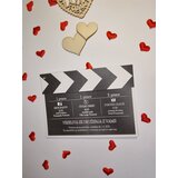 Poročna vabila NENAVADNA VABILA FILMSKO PLATNO NEPOR 04 | Shoptok.si