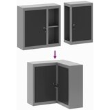  Ormar za alate s policom s pohranom Crna i Siva 55 x 55 x 55 cm | shoptok.hr