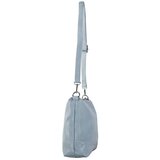 Fashion Hunters Light blue roomy shoulder bag 2in1 made of eco leather | shoptok.hr
