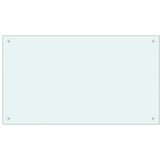  Kuhinjski zid 2 pcs Bijelo 100 x 60 cm Staklo otporno na udarce | shoptok.hr