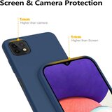 Soft maska za SAMSUNG Galaxy A22 5G temno modra | Shoptok.si