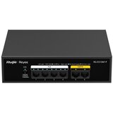 Ruijie Networks RG-ES106F-P network switch Unmanaged L2 Fast Ethernet (10 /100) Power over Ethernet (PoE) Black | shoptok.hr