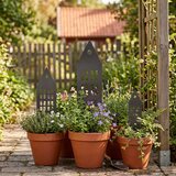  Stabljika za vrt 3 kom. 41 x 10 x 0,08 cm Crna Čelična vrata | shoptok.hr