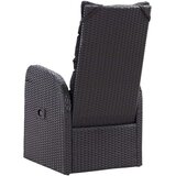  3-dijelni bistro set od poliratana s jastucima crni | shoptok.hr