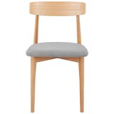 Bessagi Home stol noah, siva, masiven hrast | Shoptok.si