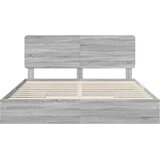  s od storage Siva Sonoma 180 x 200 cm Konstruirano drvo | shoptok.hr