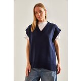 Bianco Lucci Women's V-Neck Knitwear Sweater | Shoptok.si