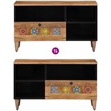 TV ormar s ladicama Prirodna 80 x 33 x 46 cm Čvrsto drvo manga | shoptok.hr