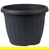  Tegla za cvijeće Jadran (Vanjska dimenzija (ø x V): 13 x 11 cm, Plastika, Antracit) | shoptok.hr