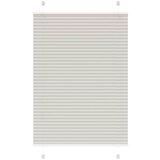vidaXL Plisirana roleta svijetlosiva 85x150 cm širina tkanine 84,4 cm Cijene