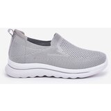 EVENTO Boto Women's Fabric Slip-On Sneakers Gray Adiora | Shoptok.si