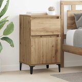 vidaXL Nočna omarica artisan hrast 40 x 35 x 70 cm Konstruiran les | Shoptok.si