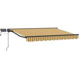  Ručni okvir tende s LED-ima Žuta Siva Antracit 3 5 x 2 m | shoptok.hr