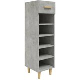 Furnova Omarica za čevlje betonsko siva 30x35x105 cm konstruiran les, (21954635) | Shoptok.si