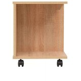vidaXL police s kotačima 50 x 35 x 42 cm boja hrasta | shoptok.hr