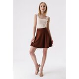 HAKKE Crescent Pleated Skirt Cene