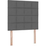  LED krevet za pohranu s madracem Tamnosiva 100 x 200 cm Tkanina | shoptok.hr