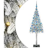  Božićno drvce s 300 LED svjetlima Bijelo 180 cm PE i čelik | shoptok.hr