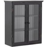 Bloomingville Crna viseća vitrina od masivne jele 51,5x66,5x22,5 cm Hazem – | shoptok.hr