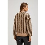 Marisse Beige And Black Striped Sweater | Shoptok.si