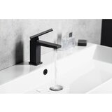 Sapho mat črna stoječa armatura za umivalnik latus | Shoptok.si