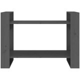 Ormarić za knjige / sobna pregrada sivi 80x35x56 5 cm borovina | shoptok.hr