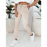 DStreet Spodnie dresowe damskie VELARA kremowe | Shoptok.si