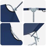  Ležaljka 2 pcs Plava 58 x 188 x 77cm Poliester Slike