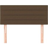  Uzglavlje tamnosmeđe 80 x 5 x 78/88 cm od tkanine | shoptok.hr