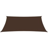  VIDAXL Senčno jadro oksford blago pravokotno 5x7 m rjavo | Shoptok.si